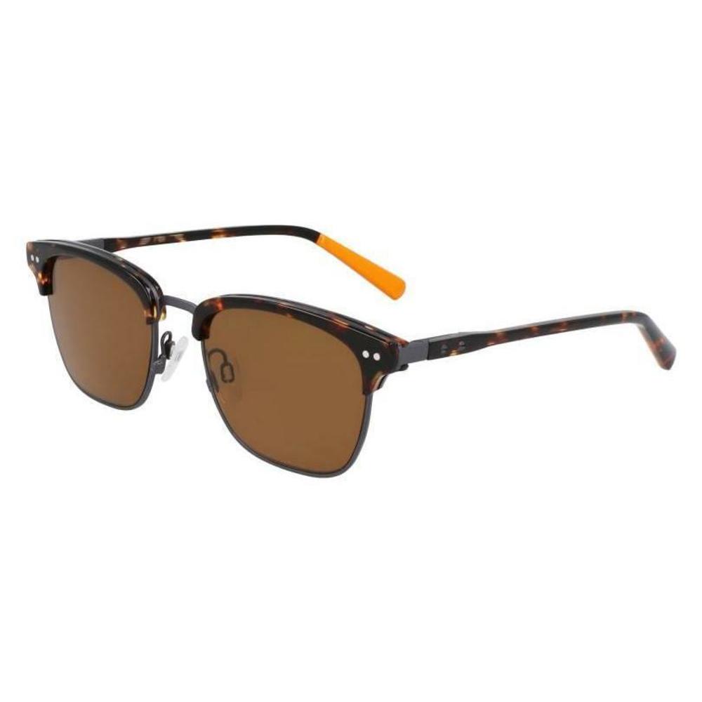 New SHINOLA by Flexon SH-2300S 242 Dark Amber Tortoise Sunglasses w/ Brown Lens